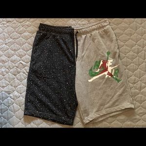 Nike Air Jordan shorts (black, gray, green, red, white)